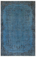 Apex Vintage Carpet Blue 23017 174 x 273 cm