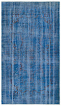 Apex Vintage Carpet Blue 23040 166 x 283 cm