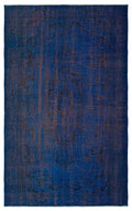 Apex Vintage Carpet Blue 23386 166 x 272 cm
