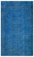 Apex Vintage Carpet Blue 23993 166 x 274 cm
