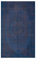 Apex Vintage Carpet Blue 24045 168 x 277 cm