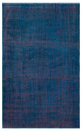 Apex Vintage Carpet Blue 25663 166 x 270 cm