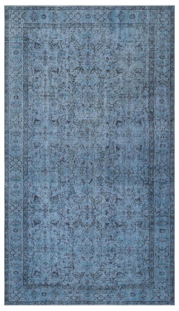 Apex Vintage Carpet Blue 26890 166 x 292 cm