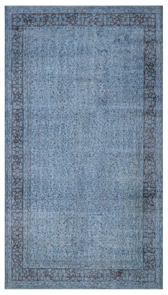Apex Vintage Carpet Blue 27059 177 x 315 cm