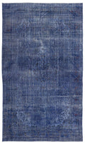 Apex Vintage Carpet Blue 8162 185 x 315 cm