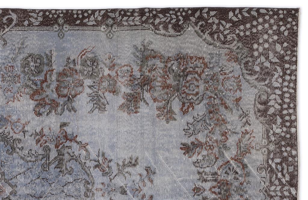 Apex Vintage Carpet Blue 8560 170 x 304 cm