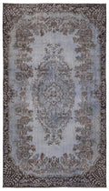 Apex Vintage Carpet Blue 8560 170 x 304 cm