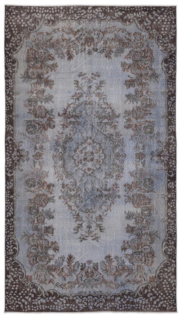 Apex Vintage Carpet Blue 8560 170 x 304 cm