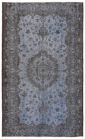 Apex Vintage Carpet Blue 8631 166 x 278 cm