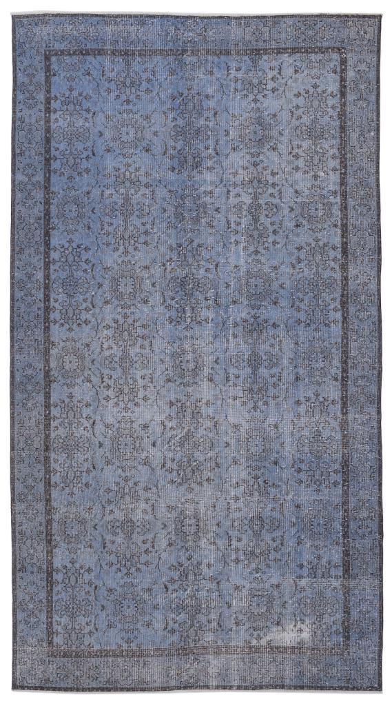 Apex Vintage Carpet Blue 8675 168 x 312 cm