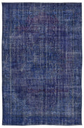 Apex Vintage Carpet Blue 9044 193 x 300 cm