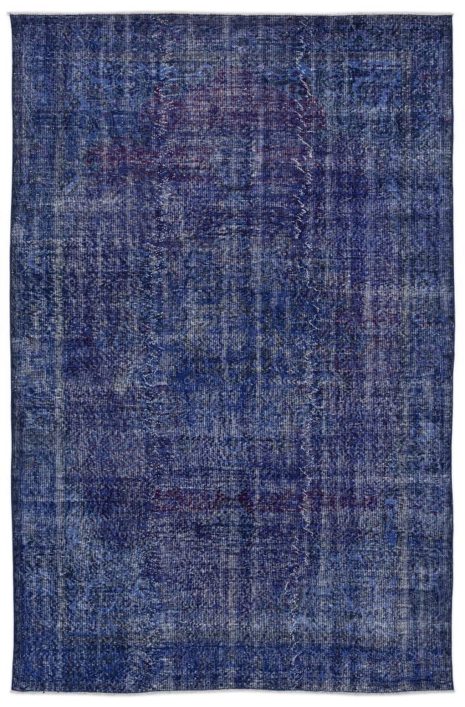 Apex Vintage Carpet Blue 9044 193 x 300 cm