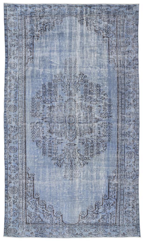 Apex Vintage Carpet Blue 9896 166 x 289 cm