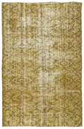 Apex Vintage Carpet Yellow 10028 178 x 261 cm