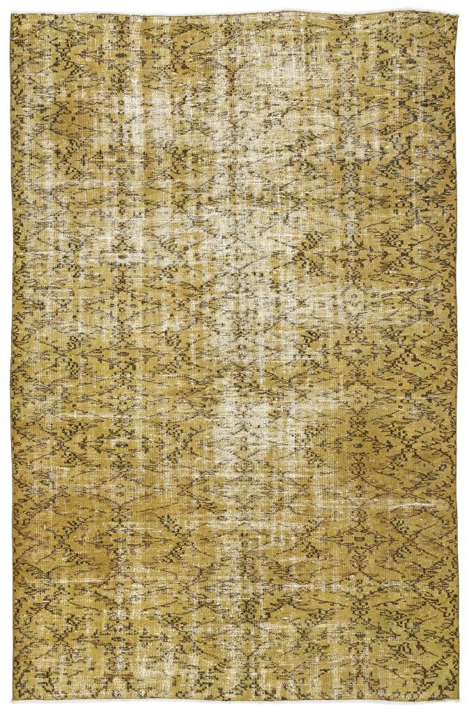 Apex Vintage Carpet Yellow 10028 178 x 261 cm