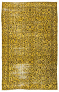 Apex Vintage Carpet Yellow 10902 176 x 284 cm