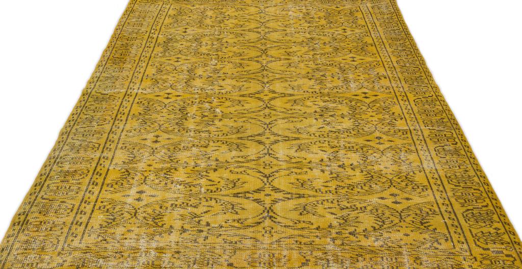 Apex Vintage Carpet Yellow 13308 175 x 285 cm