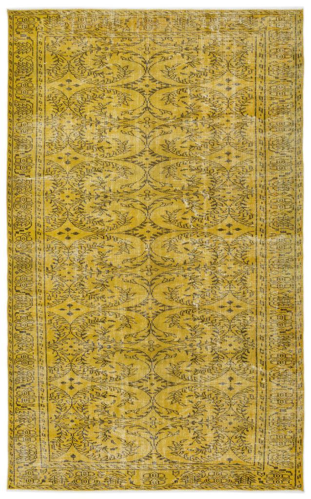 Apex Vintage Carpet Yellow 13308 175 x 285 cm