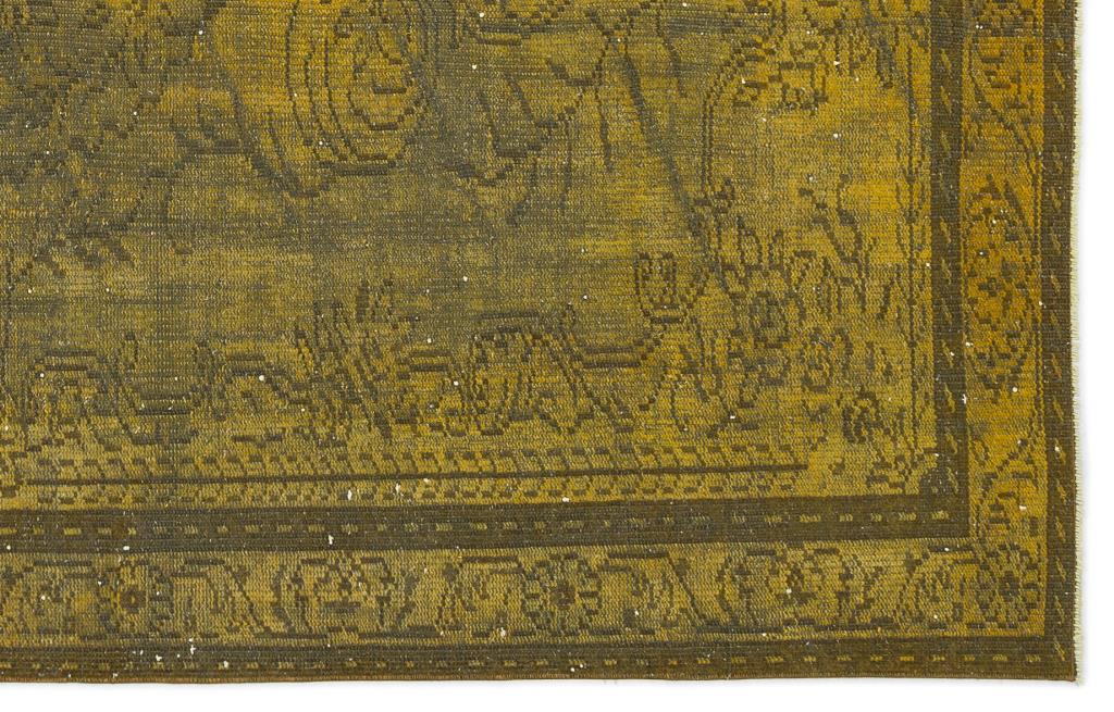 Apex Vintage Carpet Yellow 13670 172 x 274 cm