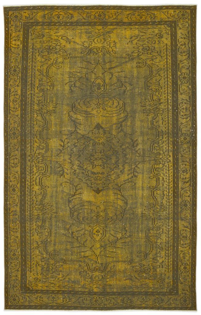 Apex Vintage Carpet Yellow 13670 172 x 274 cm