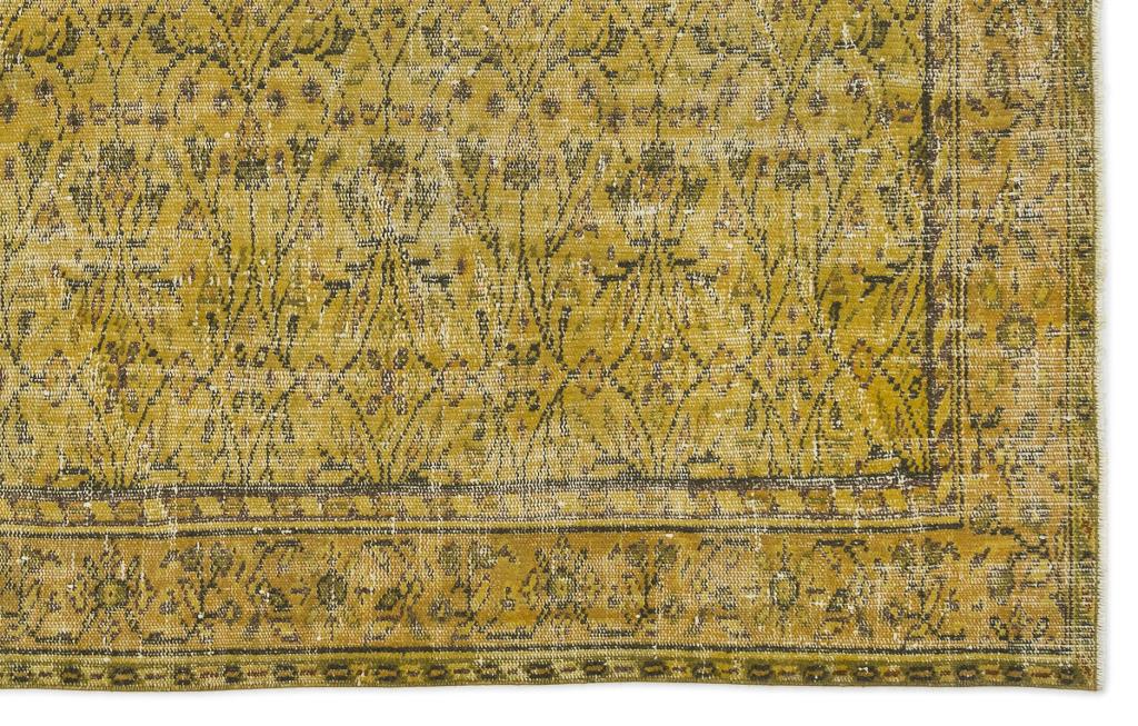 Apex Vintage Carpet Yellow 14002 173 x 280 cm