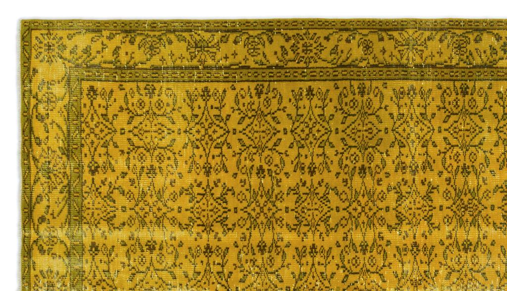 Apex Vintage Carpet Yellow 18592 169 x 302 cm
