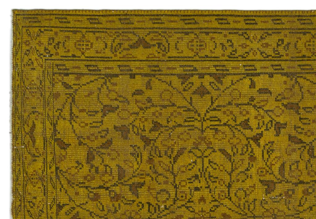 Apex Vintage Carpet Yellow 22968 184 x 265 cm
