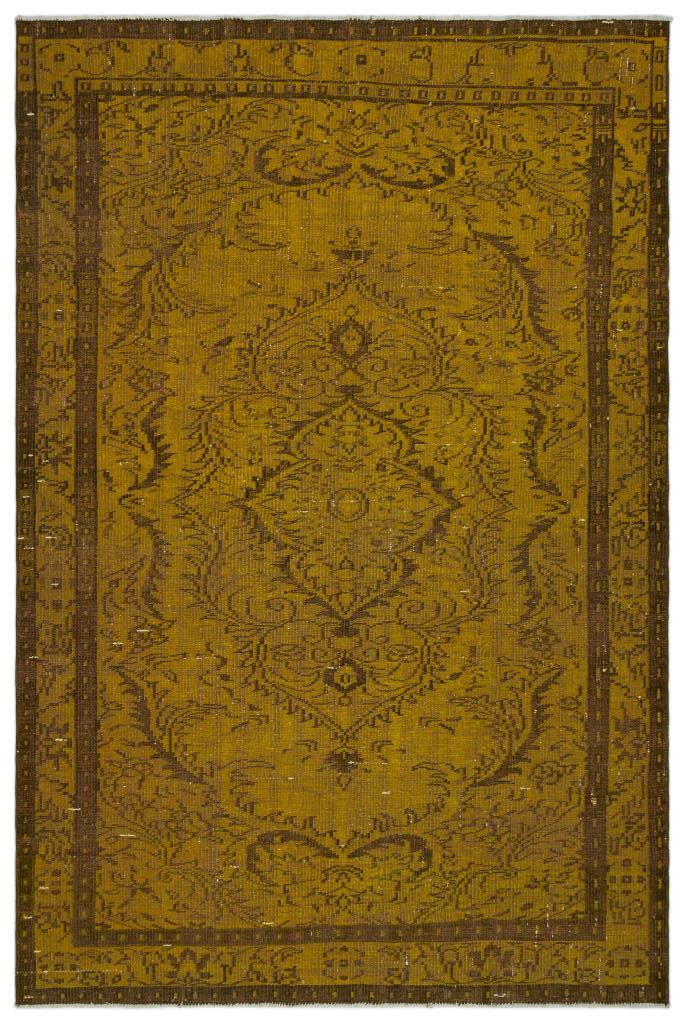 Apex Vintage Carpet Yellow 22981 175 x 258 cm