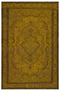 Apex Vintage Carpet Yellow 22981 175 x 258 cm
