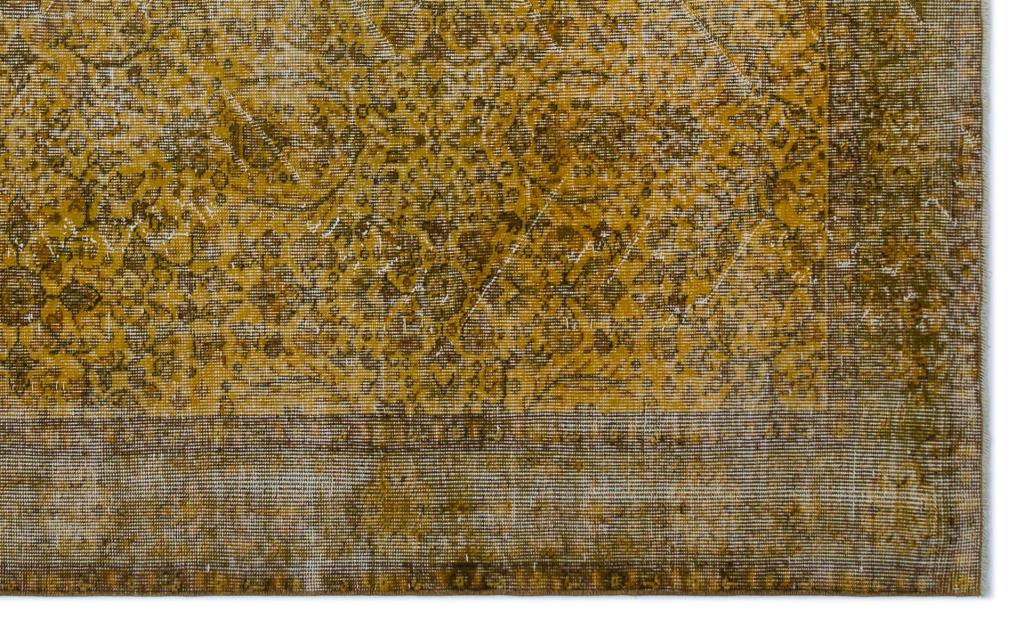 Apex Vintage Carpet Yellow 23666 166 x 272 cm