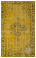 Apex Vintage Carpet Yellow 24308 176 x 285 cm
