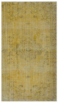 Apex Vintage Carpet Yellow 24321 170 x 304 cm