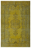 Apex Vintage Carpet Yellow 25643 178 x 291 cm