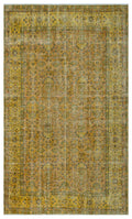 Apex Vintage Carpet Yellow 25654 162 x 278 cm