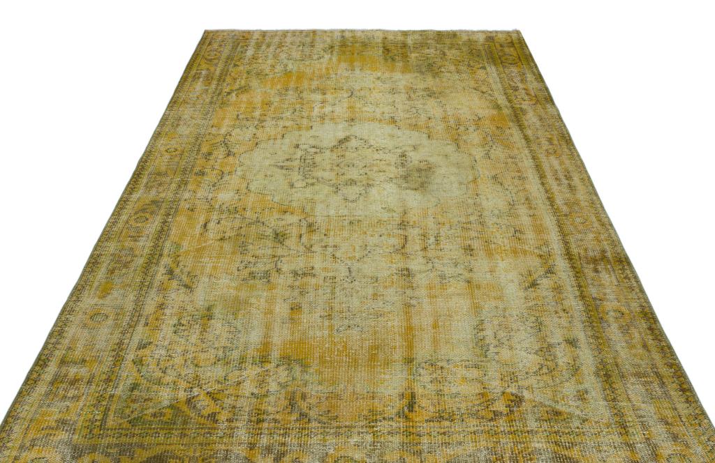 Apex Vintage Carpet Yellow 27394 185 x 294 cm