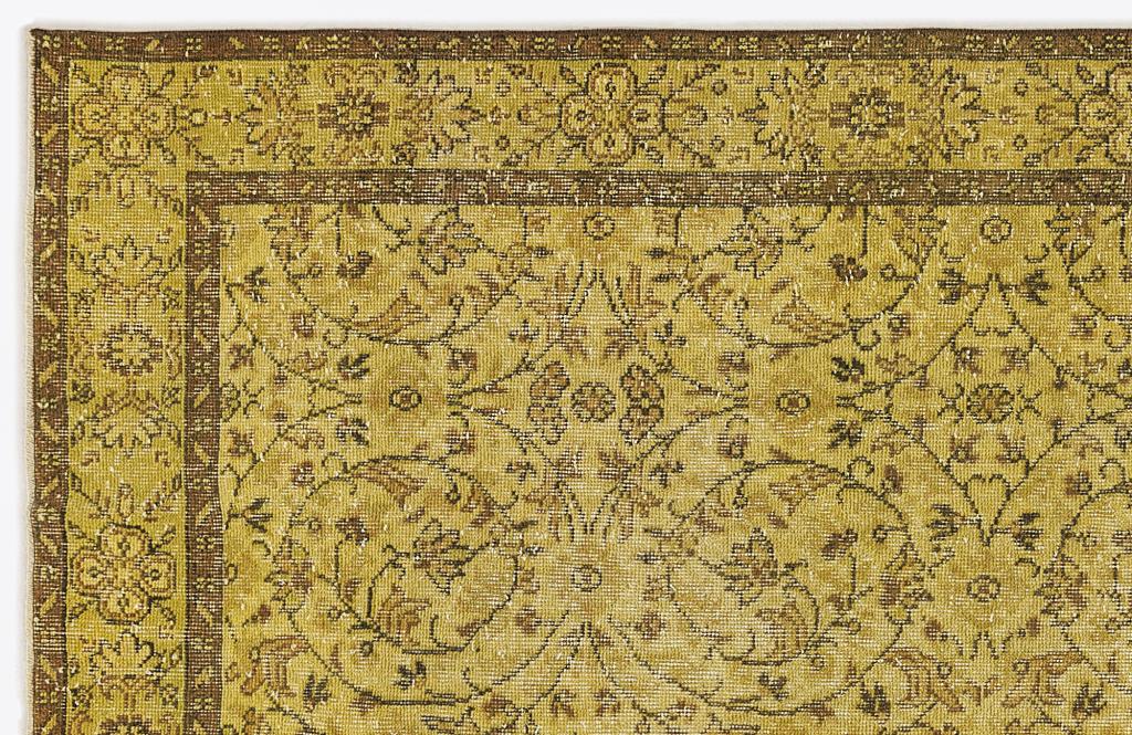 Apex Vintage Carpet Yellow 6948 167 x 290 cm