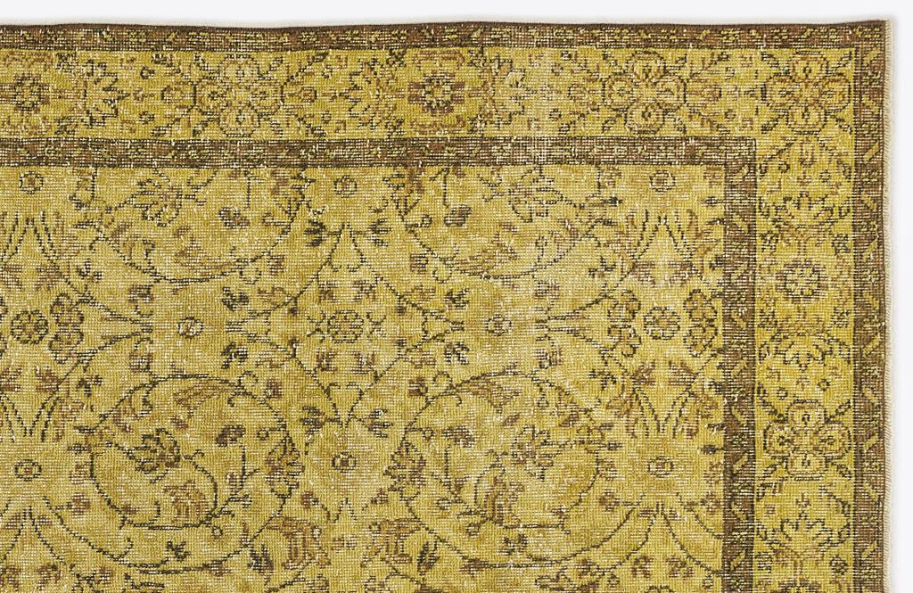 Apex Vintage Carpet Yellow 6948 167 x 290 cm