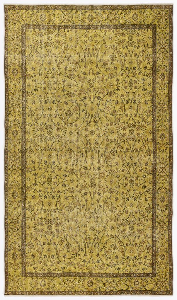 Apex Vintage Carpet Yellow 6948 167 x 290 cm