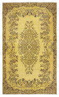 Apex Vintage Carpet Yellow 7151 163 x 278 cm