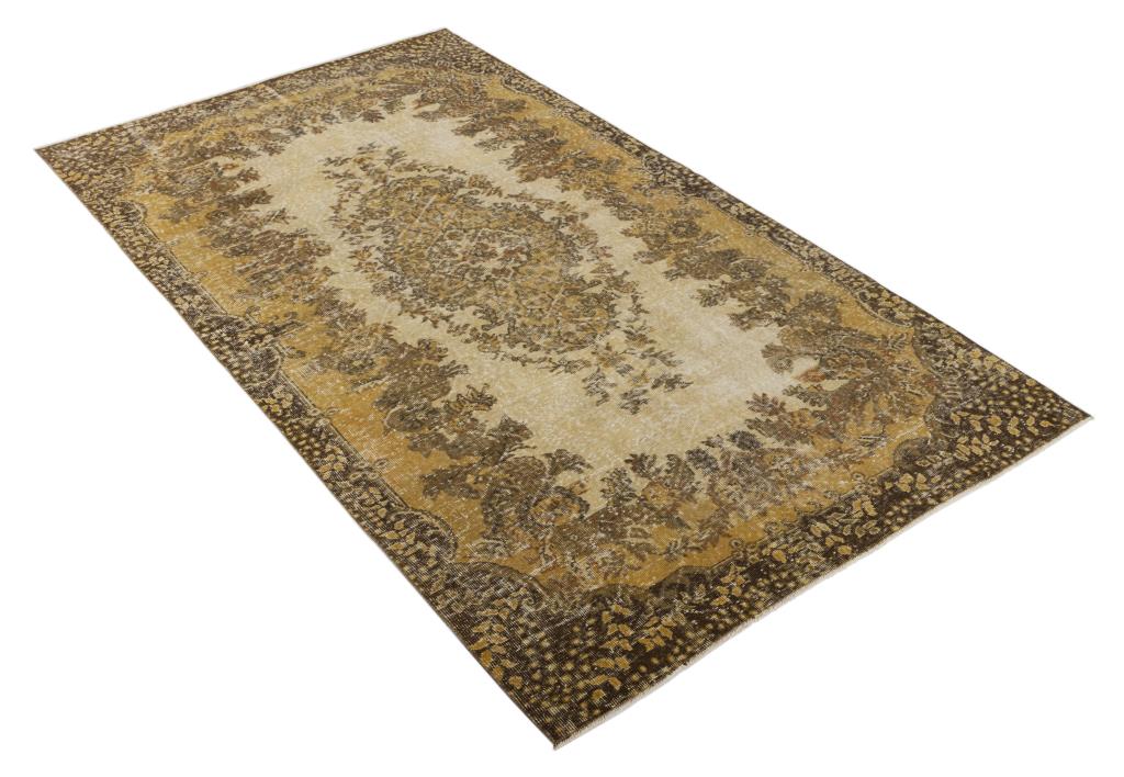 Apex Vintage Carpet Yellow 8064 161 x 287 cm