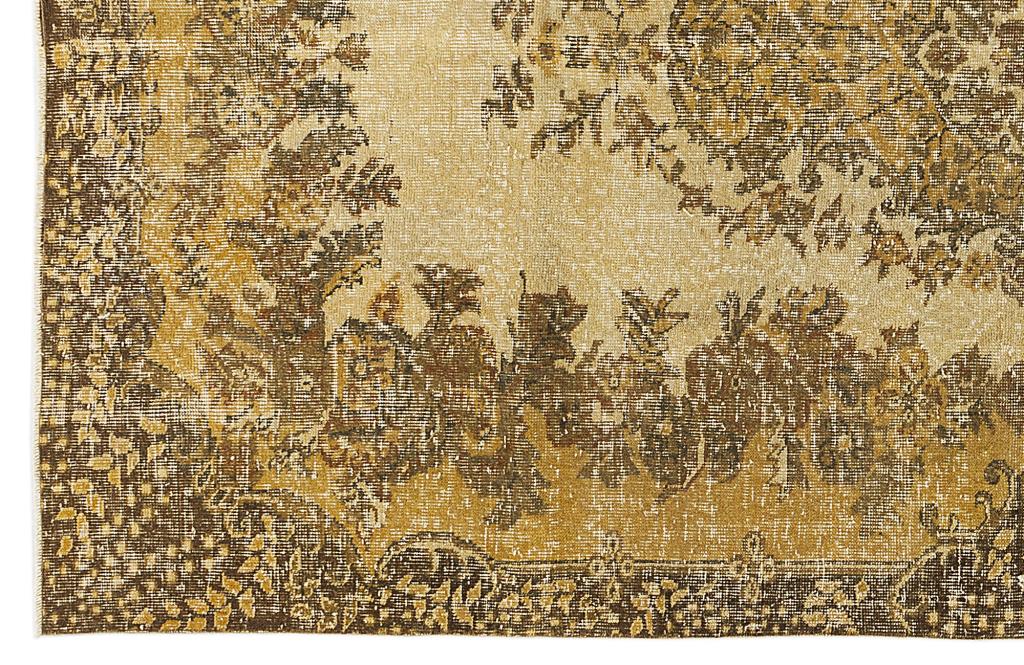 Apex Vintage Carpet Yellow 8064 161 x 287 cm