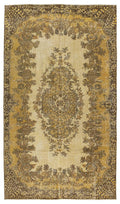 Apex Vintage Carpet Yellow 8064 161 x 287 cm