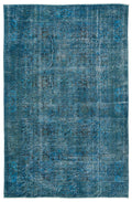 Apex Vintage Carpet Turquoise 12129 190 x 297 cm