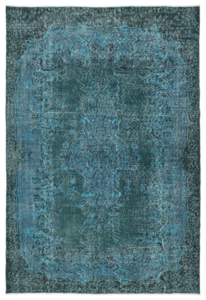 Apex Vintage Carpet Turquoise 12152 193 x 283 cm