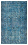 Apex Vintage Carpet Turquoise 12170 184 x 302 cm