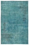 Apex Vintage Carpet Turquoise 12301 201 x 316 cm