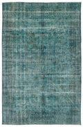 Apex Vintage Carpet Turquoise 12491 192 x 297 cm