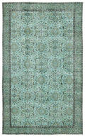 Apex Vintage Carpet Turquoise 12539 180 x 293 cm