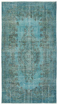 Apex Vintage Carpet Turquoise 12582 159 x 296 cm