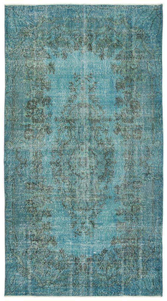 Apex Vintage Carpet Turquoise 12582 159 x 296 cm